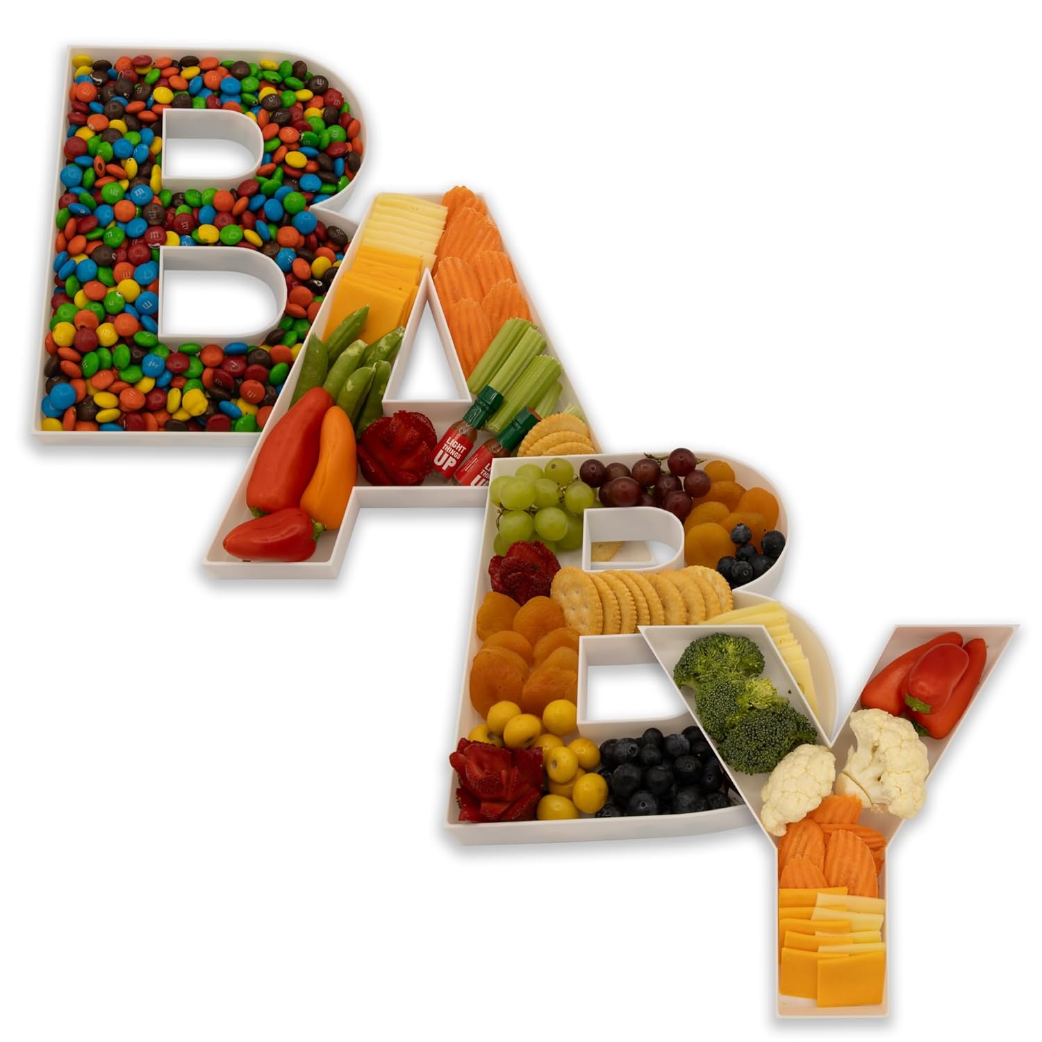 Baby Food Options - Voedsel invulbare letters vormige snoep bloem