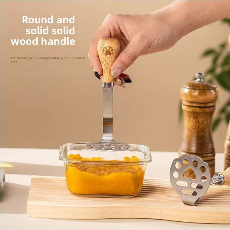 Baby Food Avocado - RVS Bear Claw Aardappelstamper, Keuken Babyvoeding