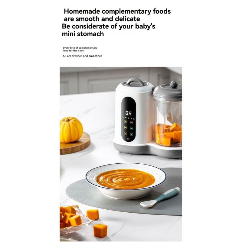 Baby Food Steamer - [NIEUW!N92R】 Automatische babyvoedselmaker-multifunctionele stoommixer-blender-voor baby's Voor