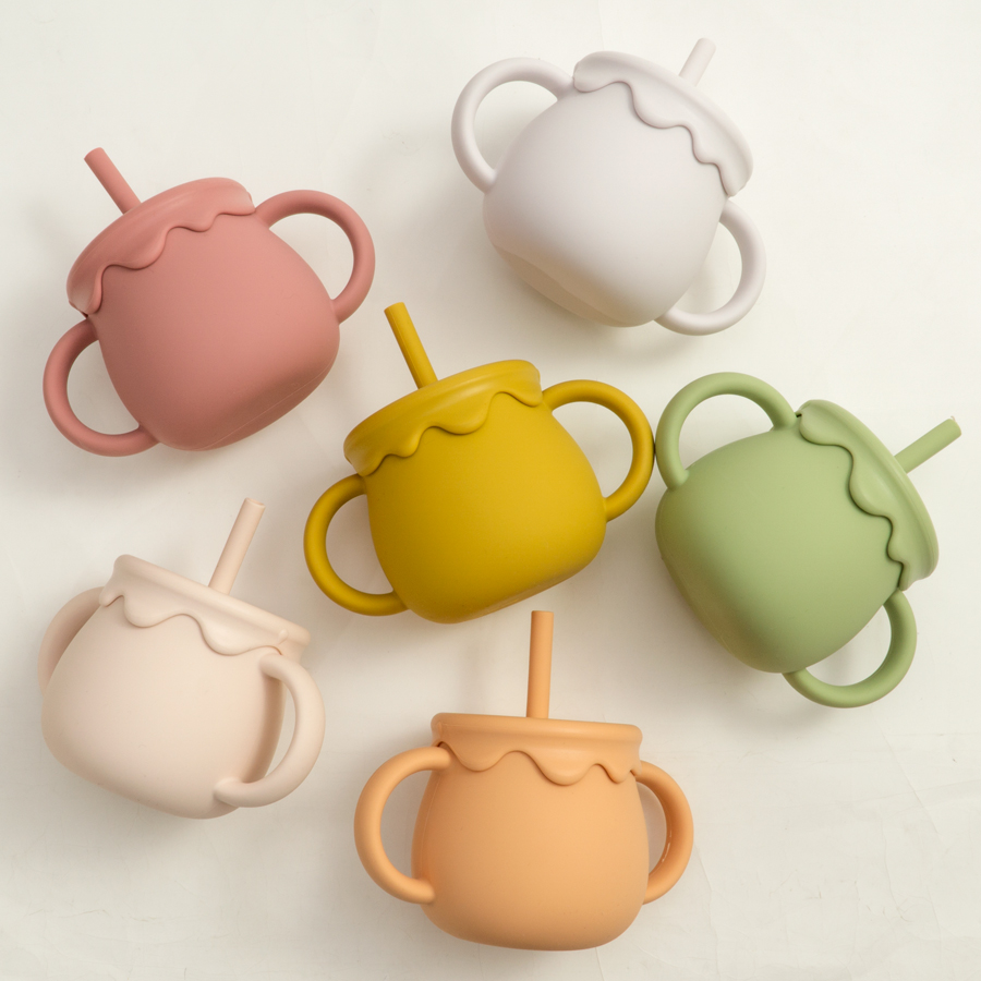 Baby Food Options - Babyvoedingsbekers Draagbaar drinkgerei Sippy Cup Stevige