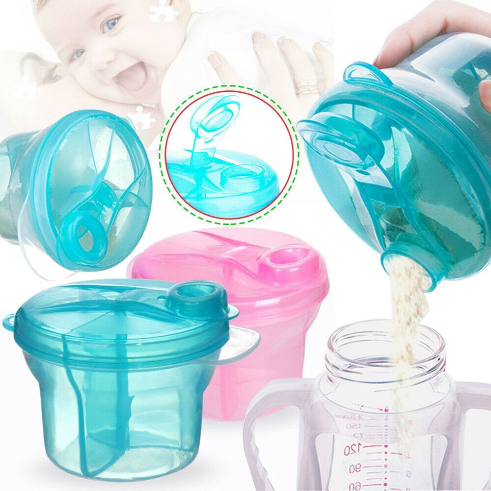 Baby Food Options - 3-dosis formule container van babymelkpoeder dispenser