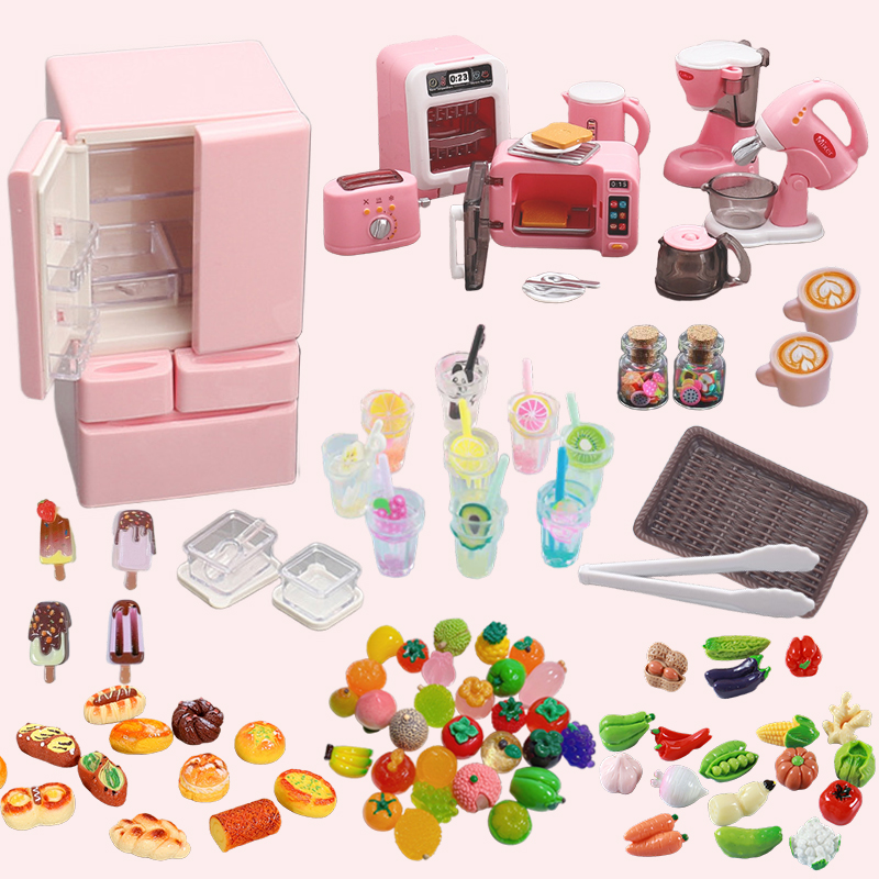 Baby Food Cooking Set - Kinderkeuken Speelgoedaccessoires Koelkast Doe alsof kookset