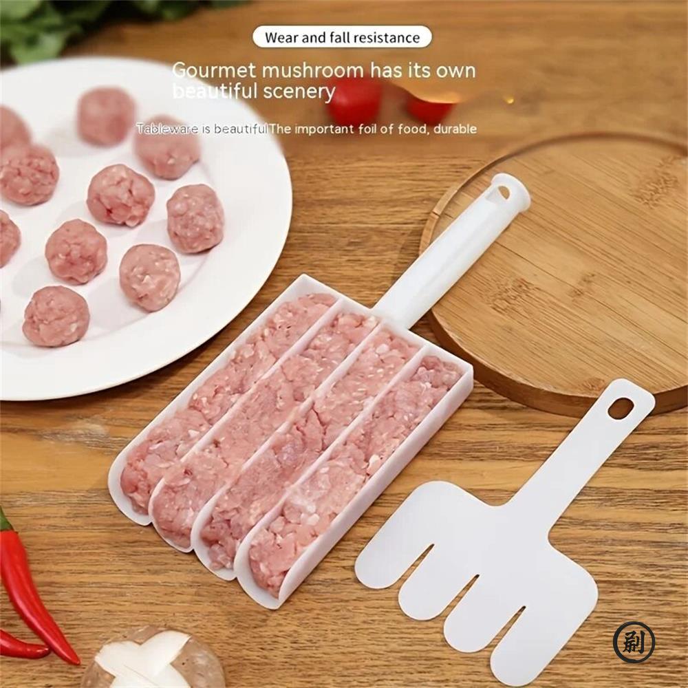 Baby Food Meat - 1-keuken viervoudige rijstvleesbolmachine vis gehaktbal huishoudelijke