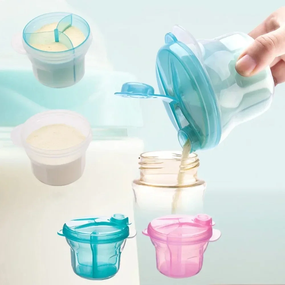 Baby Food Options - Draagbare formule-dispenser met 3 rasters voor