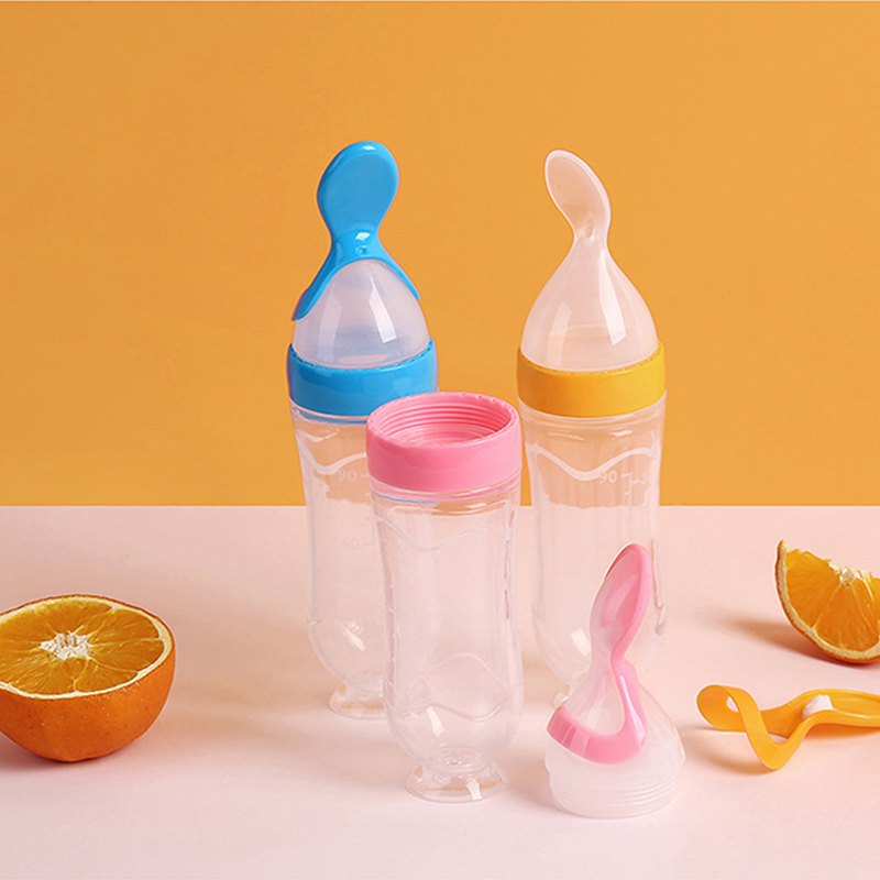 Baby Food Bites - Knijpen Zuigfles Siliconen Pasgeboren Baby Training