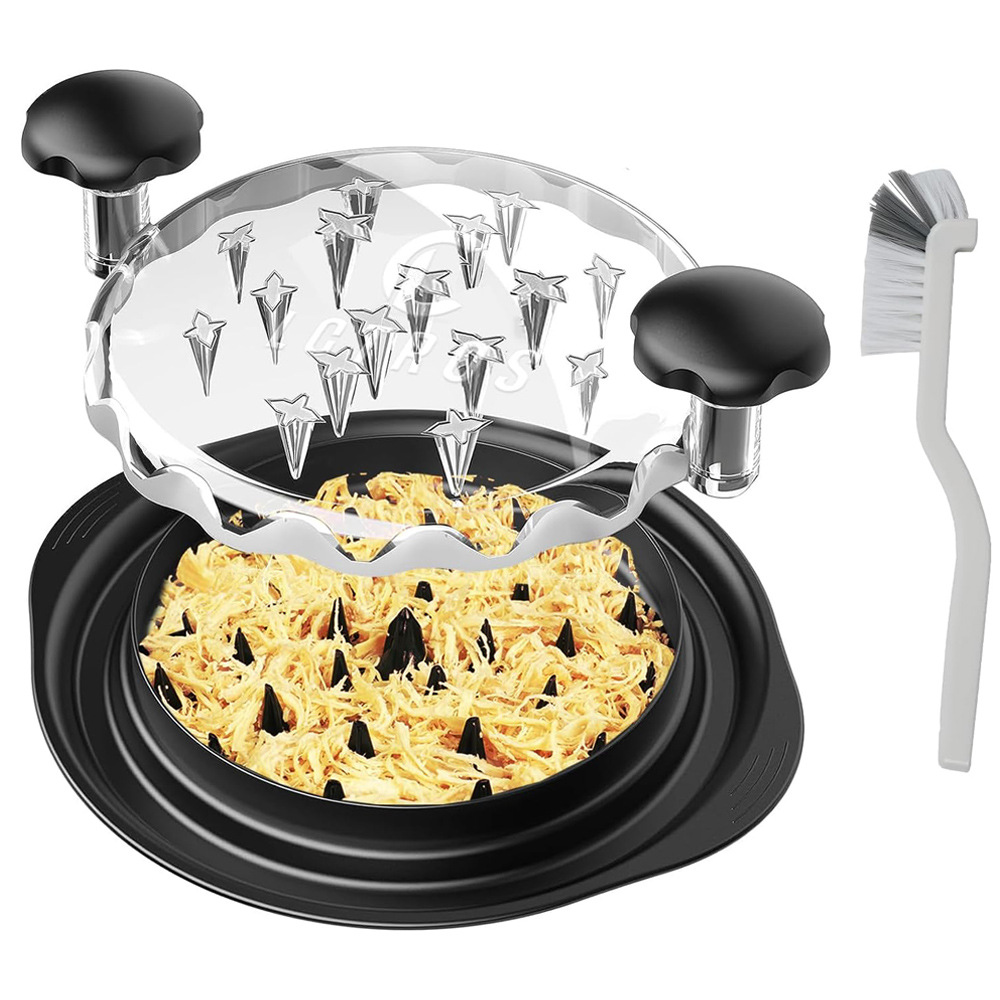 Baby Food Meat - 10 inch handmatige kipfiletversnipperaar met transparant