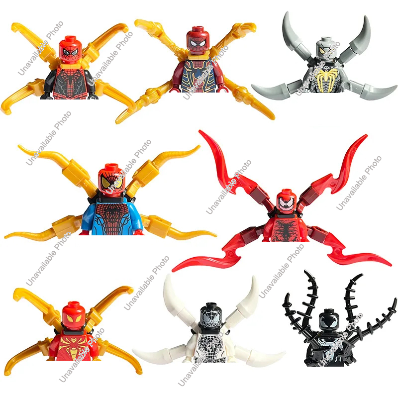 Lego Set Creator - Hot Toys 8-delige set Marvel superhelden,
