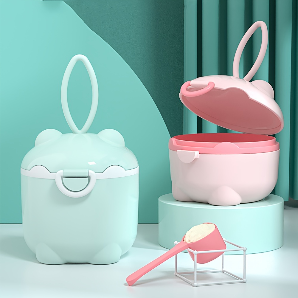 Baby Food Options - 1 st draagbare vierlaagse melkpoederdoos, melkpoedercontainer,