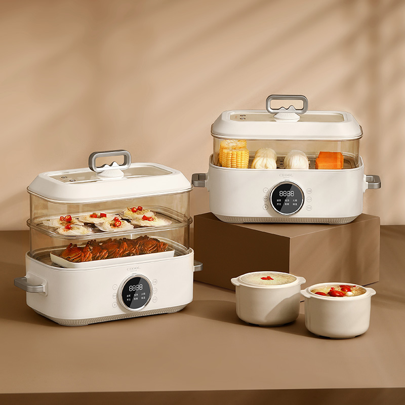 Baby Food Steamer - 10L 3-in-1 elektrische voedselstomer - multifunctionele