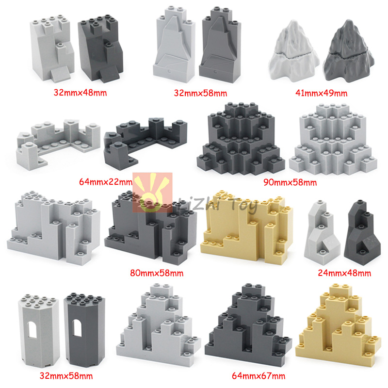 Lego Set Creator - MOC Bricks Castle Mountain Rotstuin Tuin