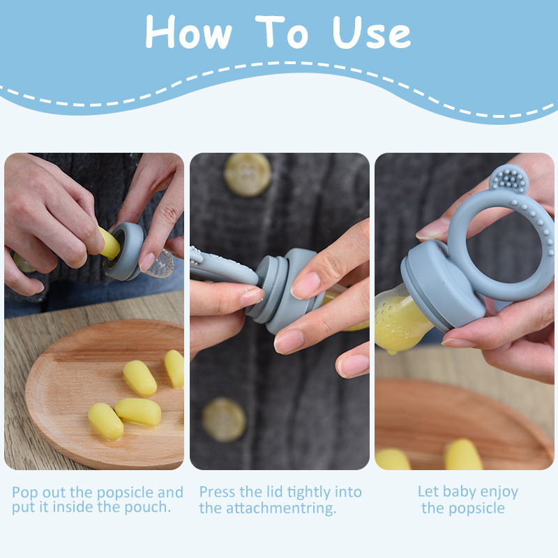 Silicone beren-vormige baby fr - Baby Food Bites recensie en prijs