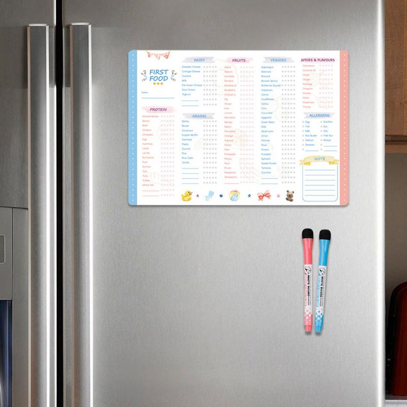 Herbruikbare First Foods Track - Baby Food Checklist recensie en prijs