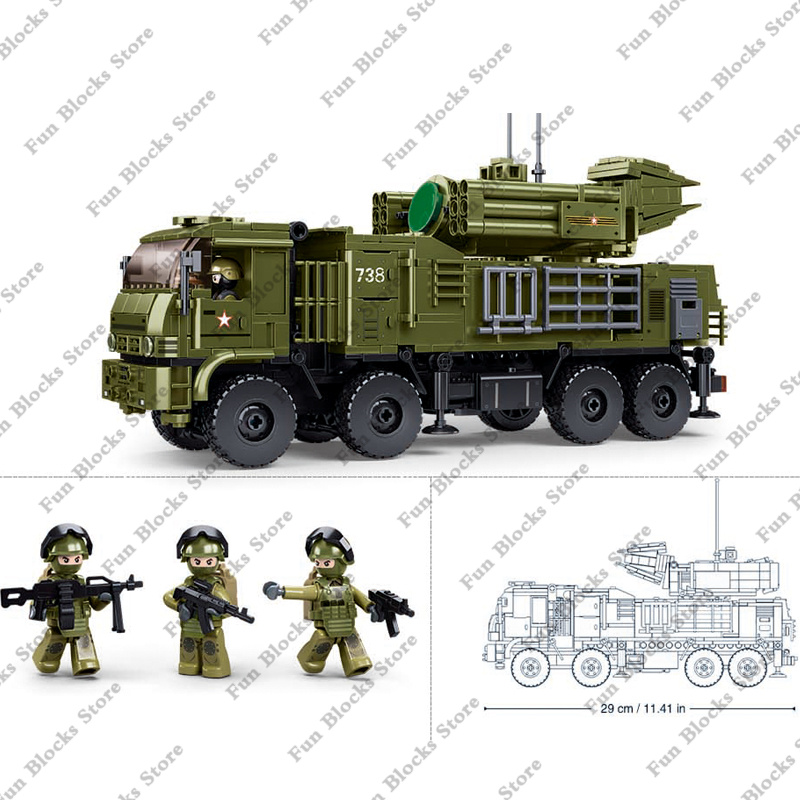 SLUBAN Militaire Luchtafweer R - Lego Set Creator recensie en prijs