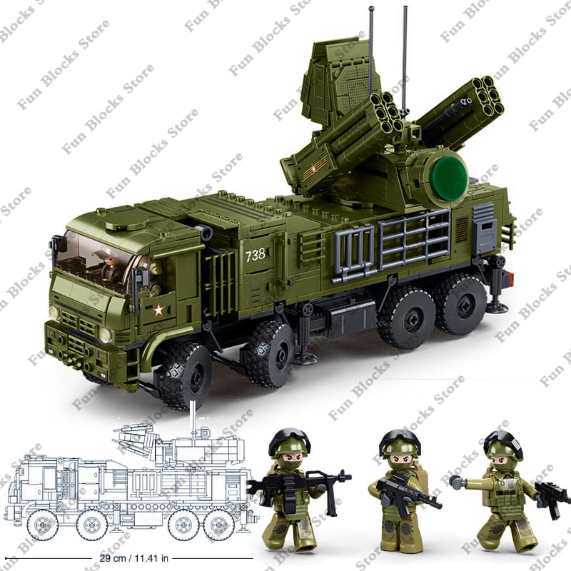SLUBAN Militaire Luchtafweer R - Lego Set Creator recensie en prijs