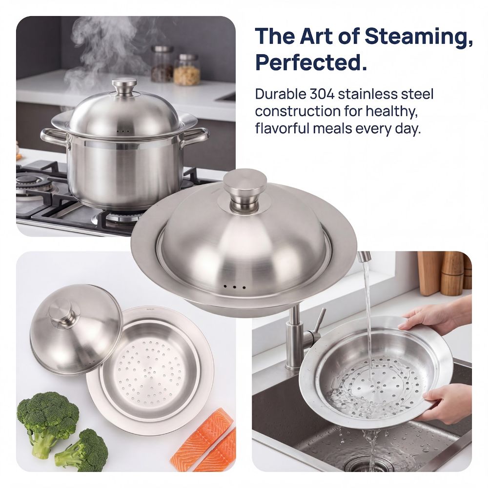304 roestvrijstalen stoombak m - Baby Food Steamer recensie en prijs