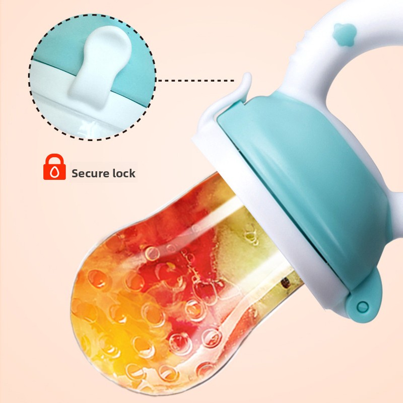 4-delige set siliconen fruit-  - Baby Food Bites recensie en prijs