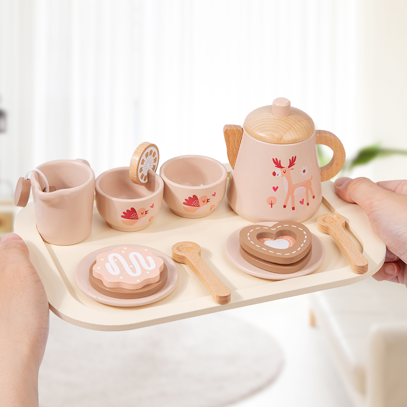 Afternoon Tea Set Houten speel - Baby Food Cooking Set recensie en prijs