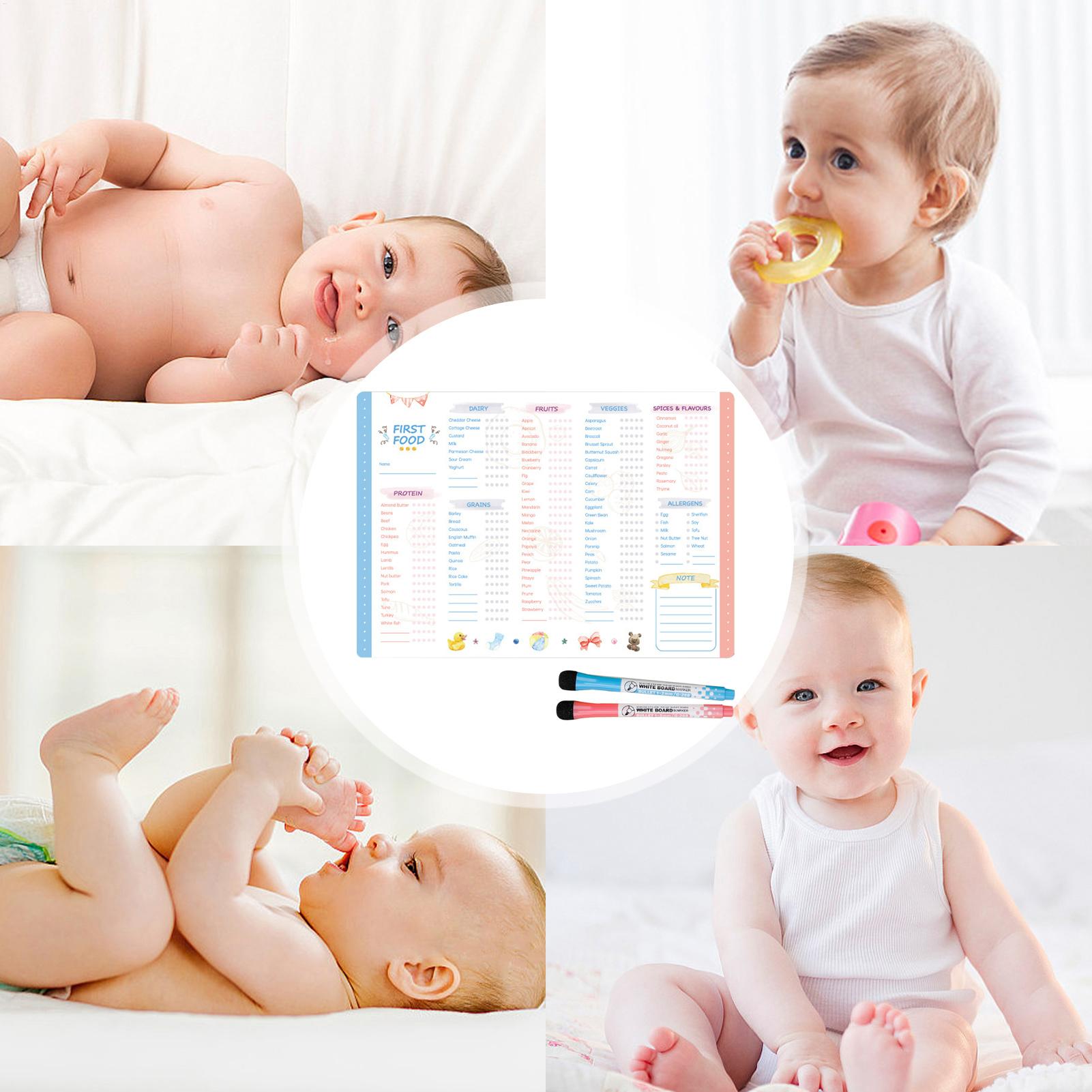 First Foods Chart Magnetische  - Baby Food Checklist recensie en prijs