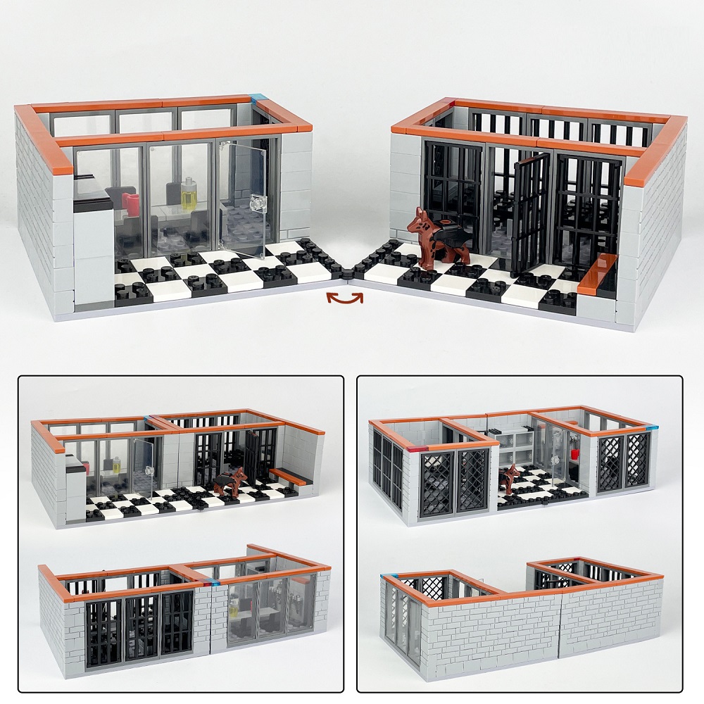 302PCS Gevangenis Stad Politie - Lego Set Creator recensie en prijs