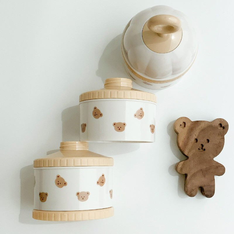 Schattige beer melkpoeder doos - Baby Food Options recensie en prijs