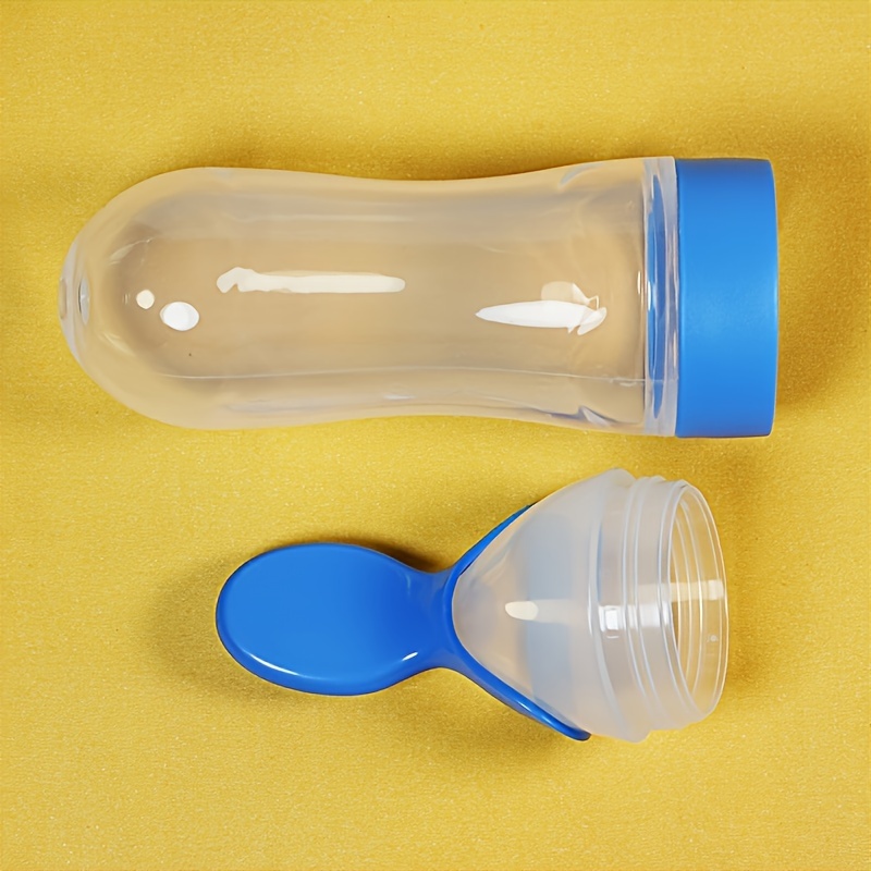 Siliconen babyfles met lepel,  - Baby Food Bites recensie en prijs