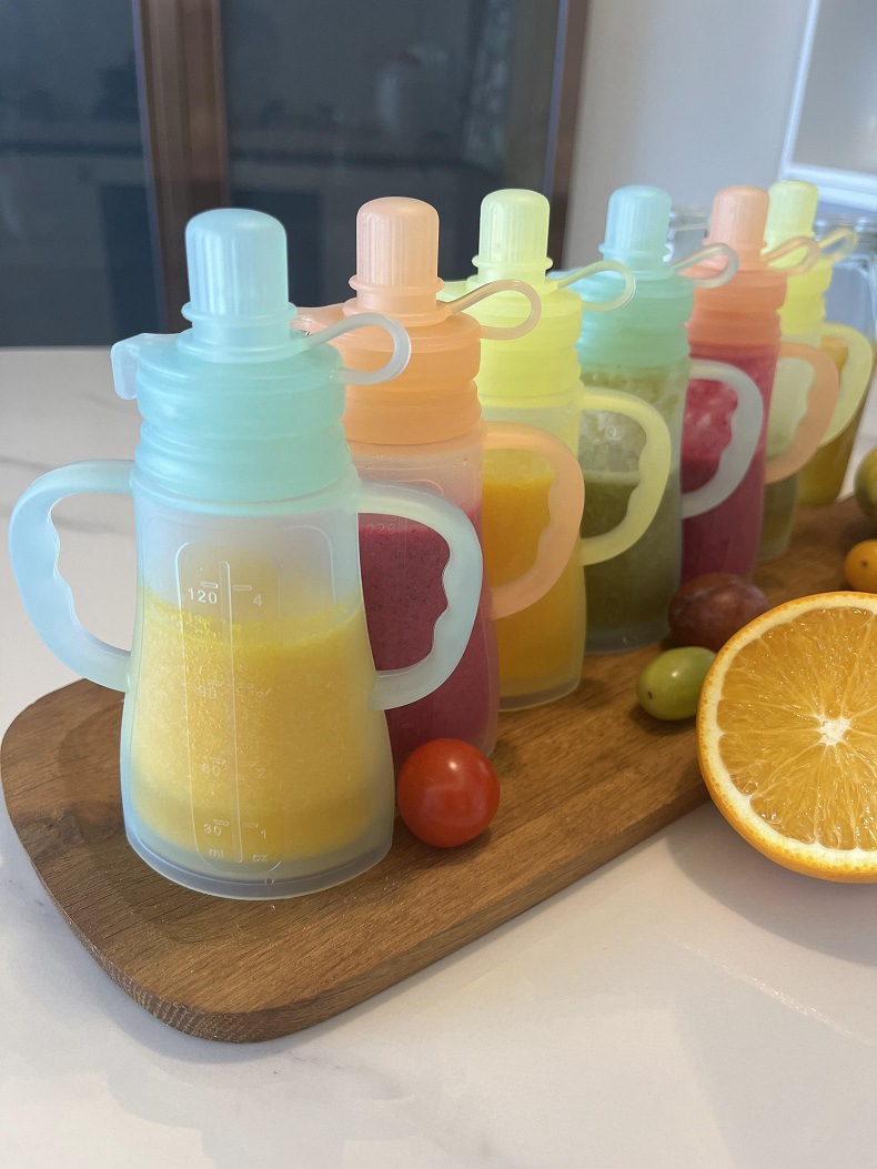 Nieuwe herbruikbare siliconen  - Baby Food Options recensie en prijs