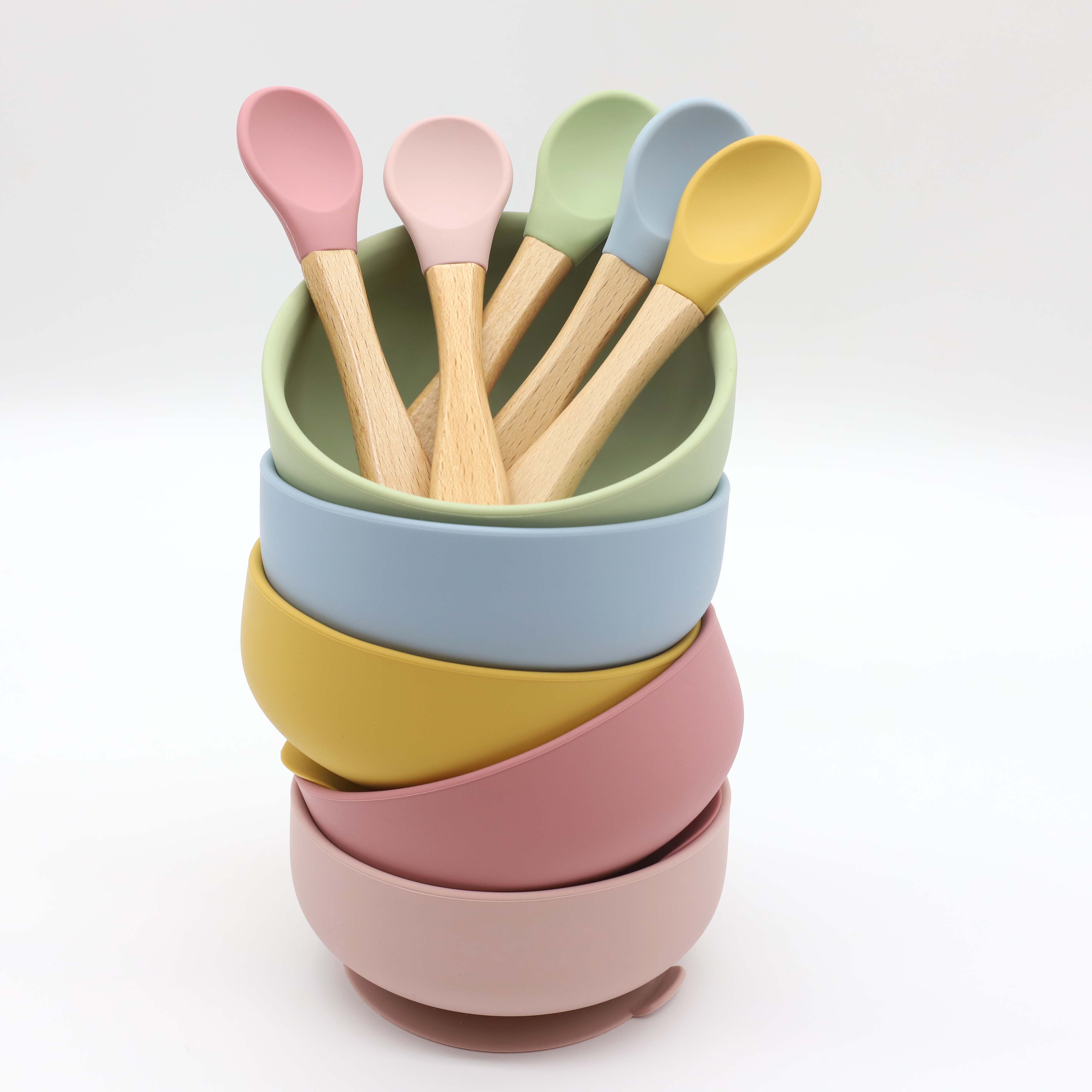 Siliconen kom met zuignap, lep - Baby Food Bites recensie en prijs