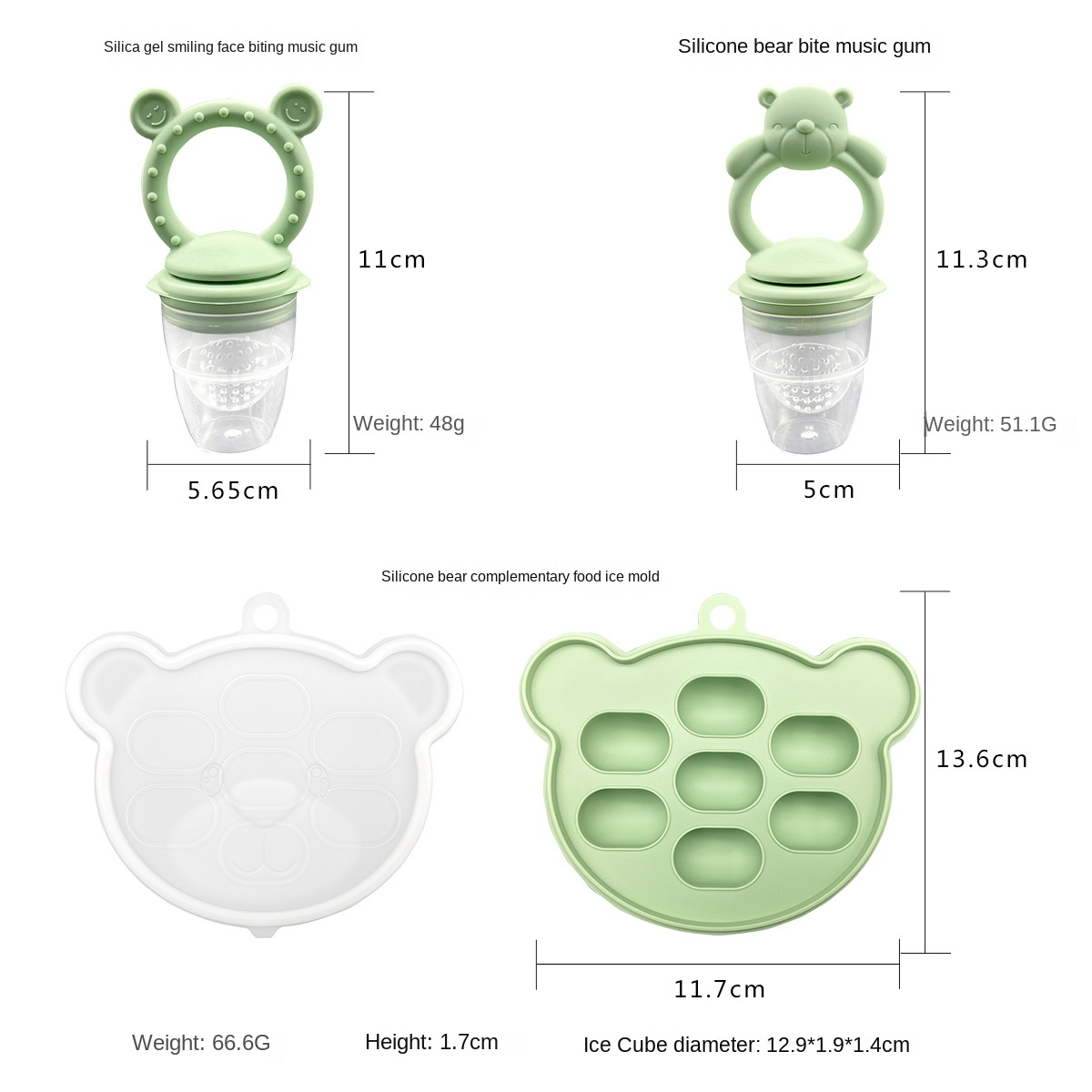 Food Grade Siliconen Baby Bijt - Baby Food Bites recensie en prijs
